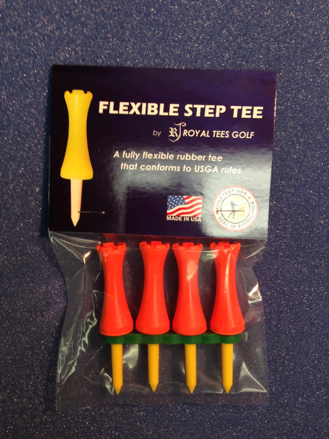 Royaltees R4 1-1/2 Pack Flexible Golf Tees (Orange)