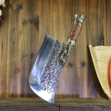 Household Bone Chopping Hand - forged Kitchen Knife Dual - use Knife Ghost Hand Made Chef Knives - Lamarshop1
