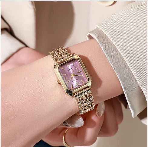 Women's Square Steel Strap Watch - Lamarshop1