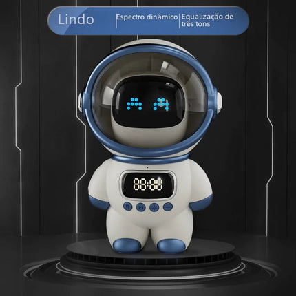 Bluetooth Smart AI Interactive Speaker Clock with Card Slot - Lamarshop1