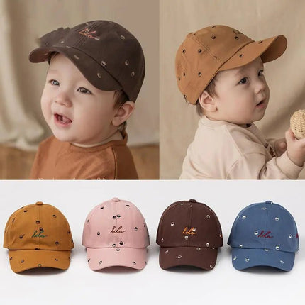 Adjustable Baby Soft Cotton Baseball Caps for Kids