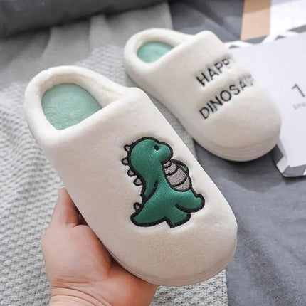 Cute Plush Cotton Slippers for Couples at Home