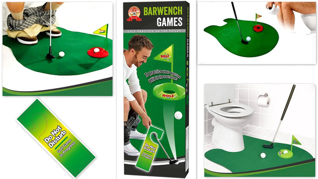 Toilet Golf Game - Lamarshop1