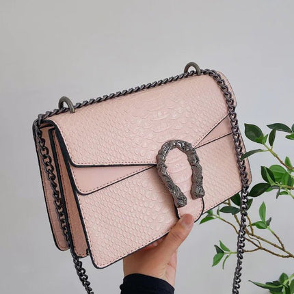 Trendy Women's Mini Shoulder Bag with Chain Strap - Lamarshop1