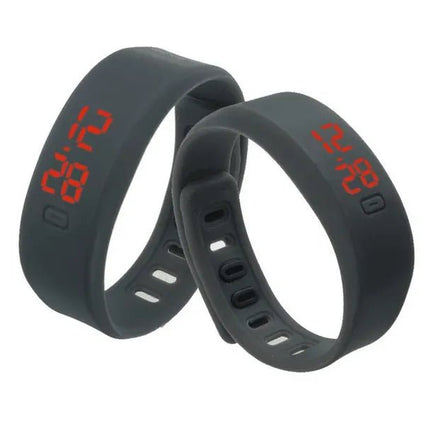 Waterproof Candy Color LED Digital Sports Watch for Kids