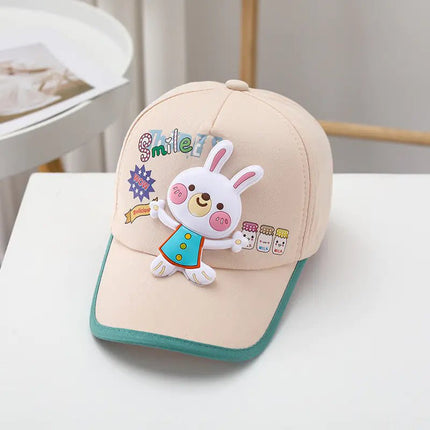 Spring/Summer Girls' Baseball Caps for Ages 2-5