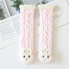 Pink Rabbit Socks / Free Size(0-3Years)