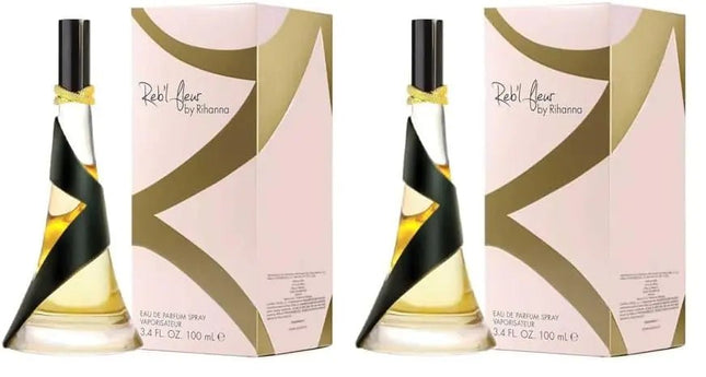 Rihanna RebL Fleur 3.4 Ounce Eau De Parfum Spray (Pack of 2)