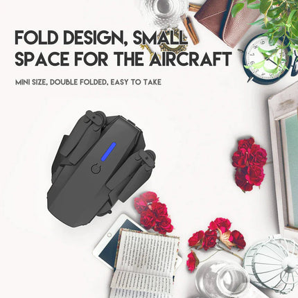 2023 New RC Drone With 4K HD Dual Camera WiFi FPV Foldable Quadcopter +4 Battery - Lamarshop1