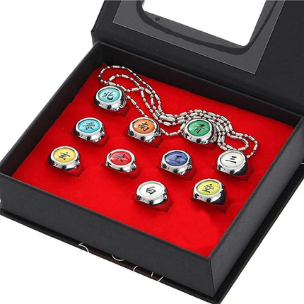 Anime Rings Set for Men Kids and Accessories Cosplay Fans - Lamarshop1