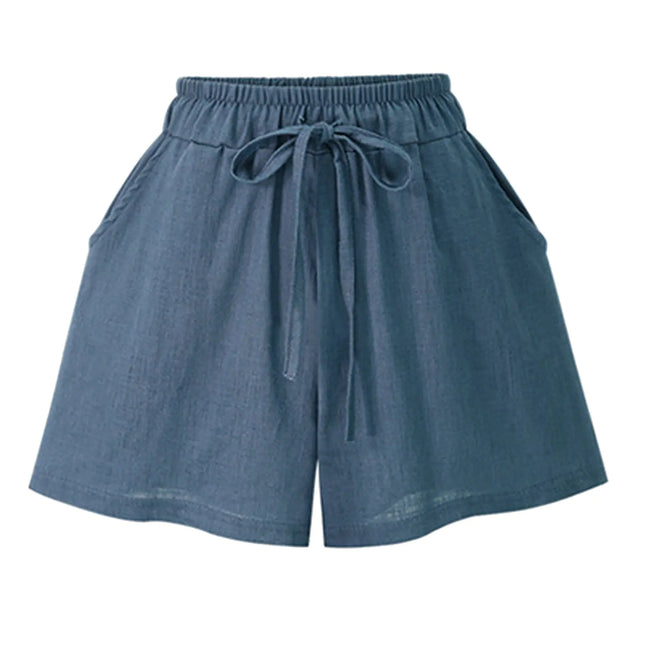 Plus Size Women's Summer Loose High Waist Shorts - Lamarshop1