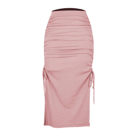 Pleated Lace - Up Sexy Long Skirt for Fashionistas - Lamarshop1
