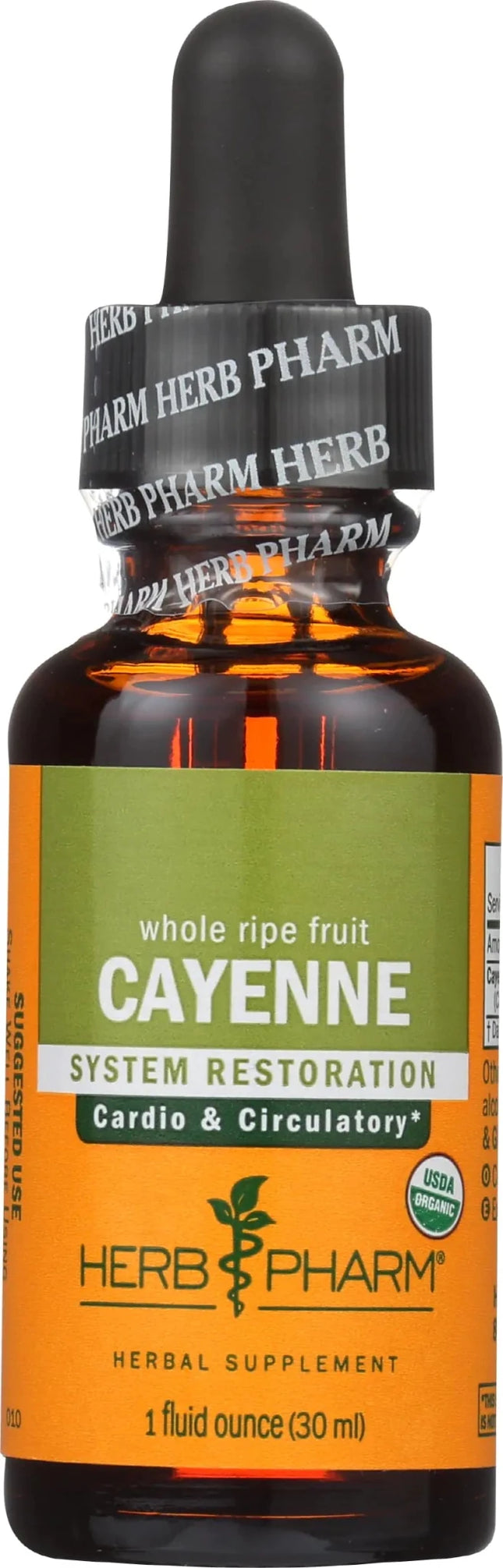 HERB PHARM Organic Cayenne Extract 1 FZ - Lamarshop1