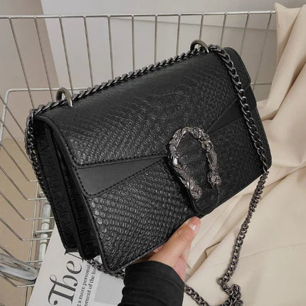 Trendy Women's Mini Shoulder Bag with Chain Strap - Lamarshop1