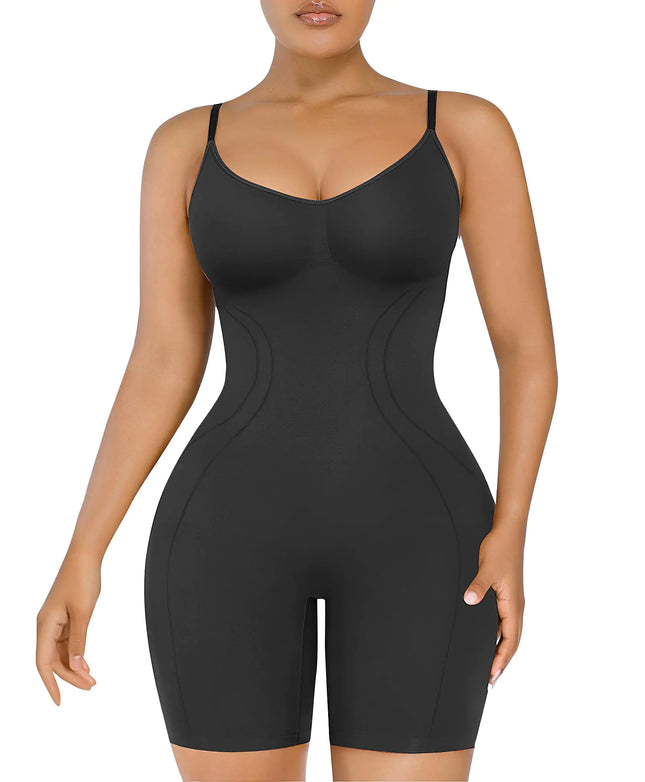 SHAPELLX Shapewear for Women Tummy Control Shapewear Compression Seamless Body Shaper Bodysuit Shapewear Thigh Slim - Lamarshop1