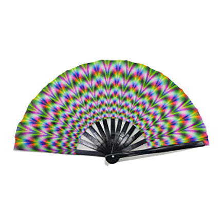 Fluorescent Bamboo Hand Fan - Lamarshop1