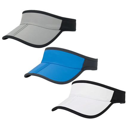 Sports Sun Visor Hats Men Women Foldable Brim Lightweight Packable Adjustable Visor Caps Running Golf Tennis