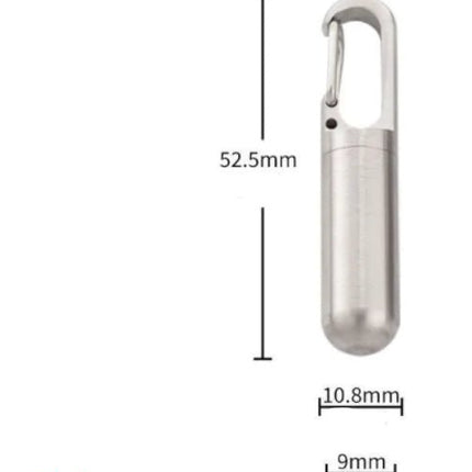 Portable Waterproof Stainless Steel Pill Box - Lamarshop1