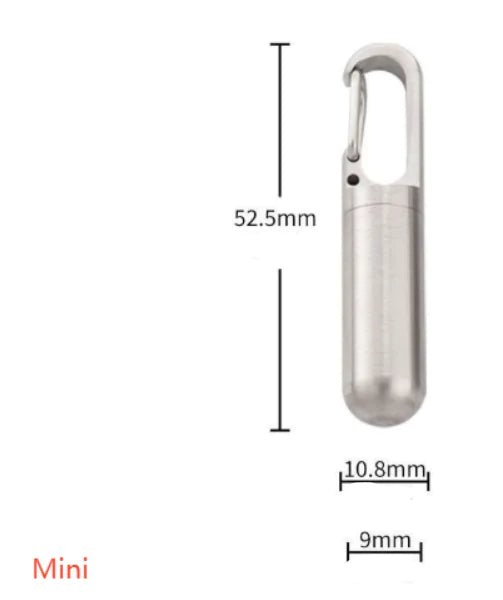Portable Waterproof Stainless Steel Pill Box - Lamarshop1