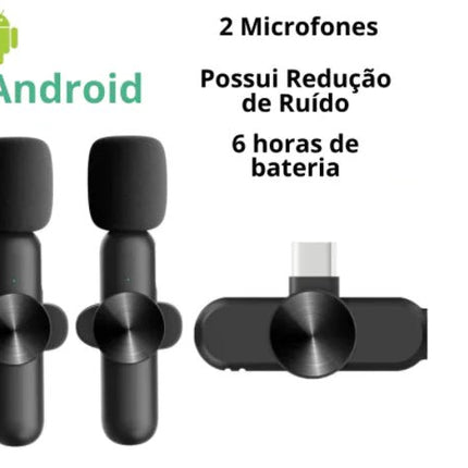 Wireless Lavalier Microphone for Audio and Video Recording - Lamarshop1