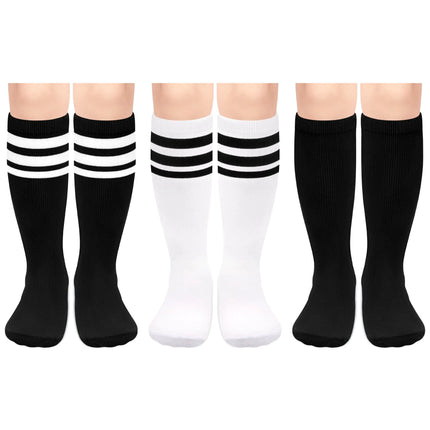 Olreco Toddler Soccer Socks 2T Toddler Baseball Socks Boys Soccer Socks Toddler 3T Girls Soccer Socks Boys Baby Knee High Socks - Lamarshop1