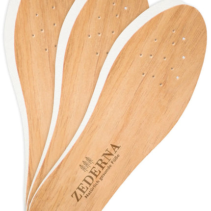 Zederna Cedar Wood Shoe Insoles Men & Women 3 Pairs Against Foot & Shoe Odor Shoe Inserts for Women & Men Shoe Odor Absorber Against Smelly Feet. Natural Cedar Sole Inserts Shoe Deodorizer
