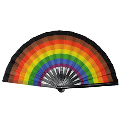 Fluorescent Bamboo Hand Fan - Lamarshop1