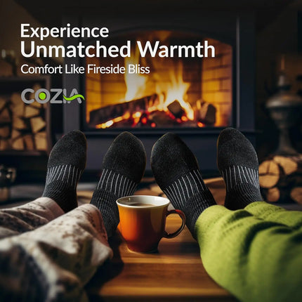 Merino Wool Socks Casual Warm Socks for Winter Cozy Boot Socks for Men & Women - Lamarshop1