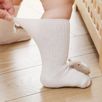 3D Cartoon Baby Socks with Non-Slip Design