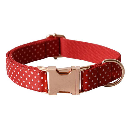 Red Dot Dog Leash and Collar Pet Supplies - Lamarshop1