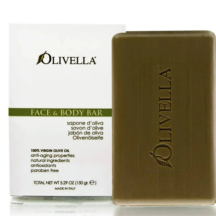 Bar Soap 100% Virgin Olive Oil Face & Body Olivella 5.29 oz Bar Soap - Lamarshop1