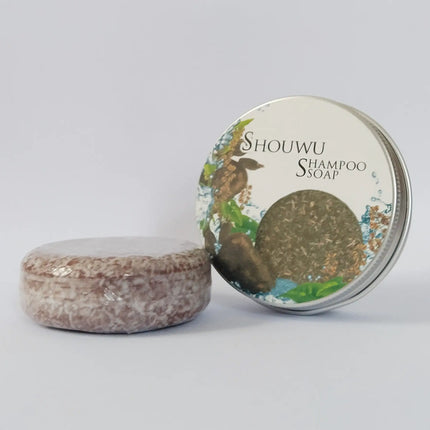 Foreign Trade Silicone Oil Free English Version Polygonum Ginseng Soap Nourishing Soap Shampoo Soap Essential Oil Soap Shampoo Soap
