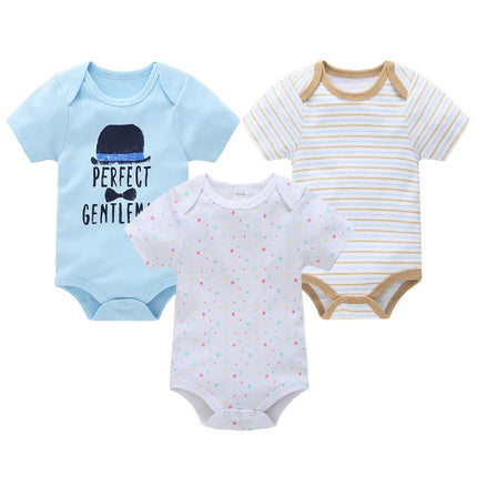 Summer Newborn Baby Clothes 3 - Piece Set with Romper - Lamarshop1