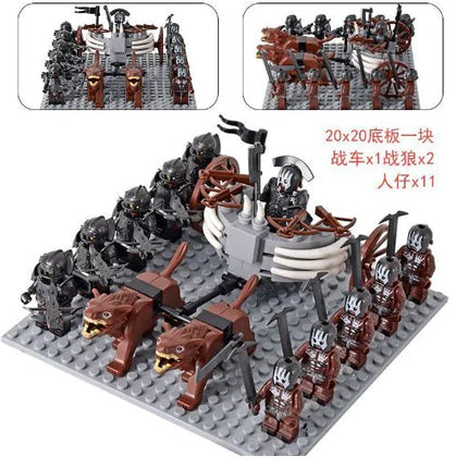 Medieval Haradrim Mammoth Knights Orc War Elephant Set