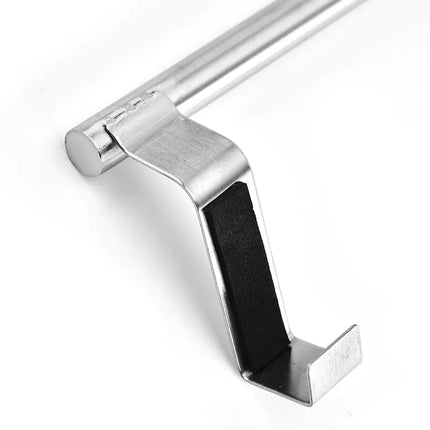 Stainless Steel Single Rod Towel Rack for Cabinet Doors - Lamarshop1