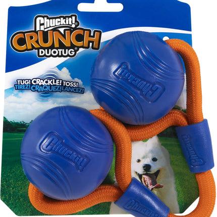 Chuckit! Crunch Ball Dog Toy Medium Duo Tug for All Breed Sizes - Lamarshop1