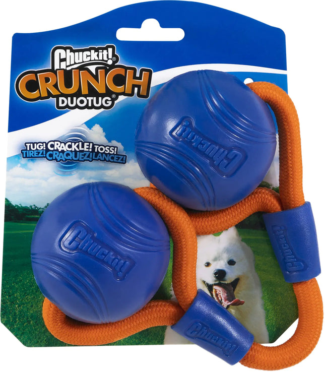 Chuckit! Crunch Ball Dog Toy Medium Duo Tug for All Breed Sizes - Lamarshop1