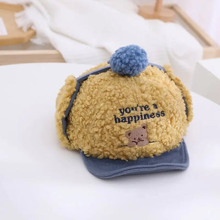 Children's Cashmere Baseball Caps for Boys