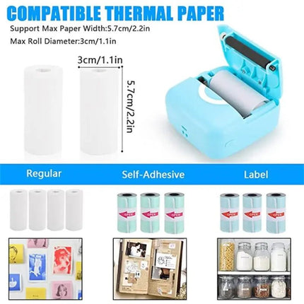 C13 Self - adhesive Label Printer Can Be Connected To Bluetooth - Lamarshop1