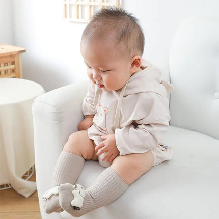 3D Cartoon Baby Socks with Non-Slip Design