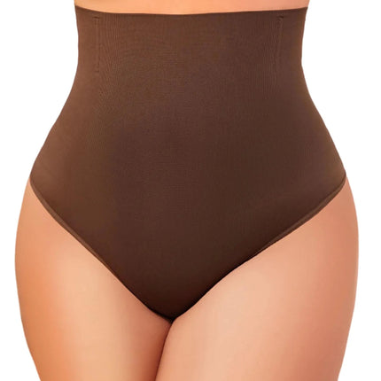 Avidlove Tummy Control Thong Shapewear for Women High Waist Body Shaper Seamless Shapewear Underwear(BrownXXL) - Lamarshop1