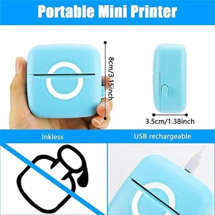 C13 Self - adhesive Label Printer Can Be Connected To Bluetooth - Lamarshop1