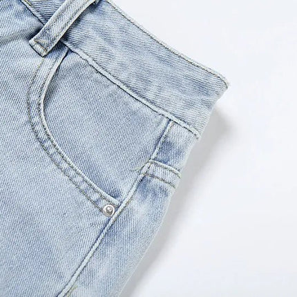 Straight Wide Leg Jeans