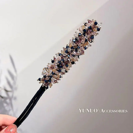 Crystal Hair Bun Maker for Easy Hairstyles (Women) - Lamarshop1