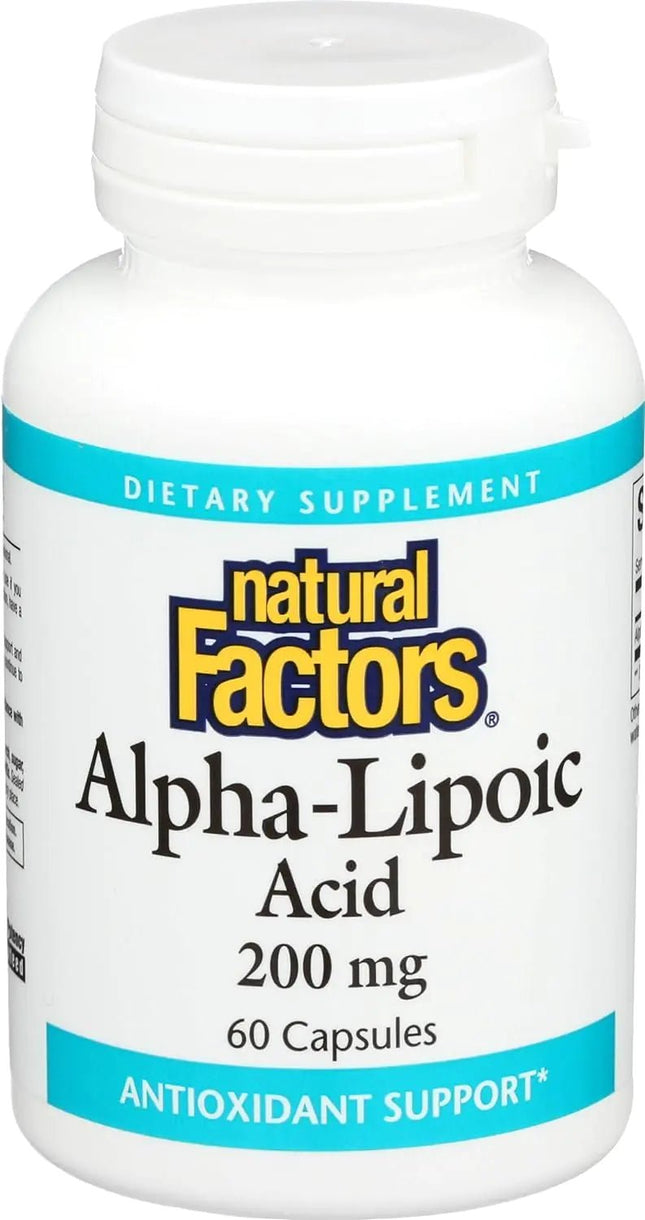 Natural Factors Alpha - lipoic Acid 200mg Capsules 60 - Count - Lamarshop1