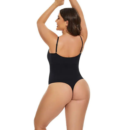 Seamless Body Shaping Bodysuit with Thong Design - Lamarshop1