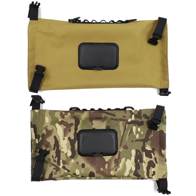 Generic Travel Wipe Dispenser Portable Baby Wipe Case 2 in 1 Reusable Paper&Wipe Container Outdoor Camping Hanging Wet Wipe Pouch (Cam+Bro2PCS) - Lamarshop1