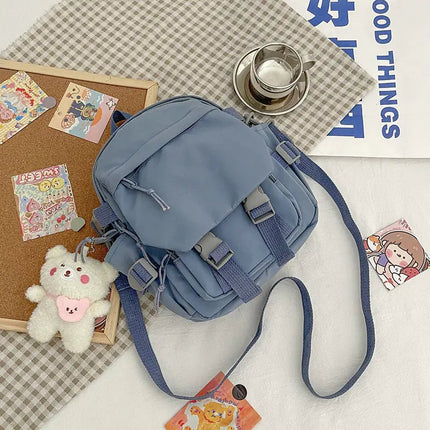 Nylon Oxford Fabric Versatile Literature Backpack - Lamarshop1