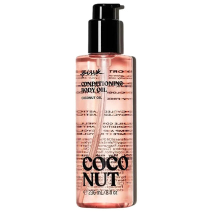 Victorias Secret Pink Coco Oil Soothing Body Care Body Oil 8 oz. (Coco Oil) - Lamarshop1