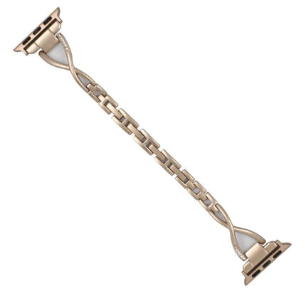 Apple Watch Band X-Type Stainless Steel with Diamonds